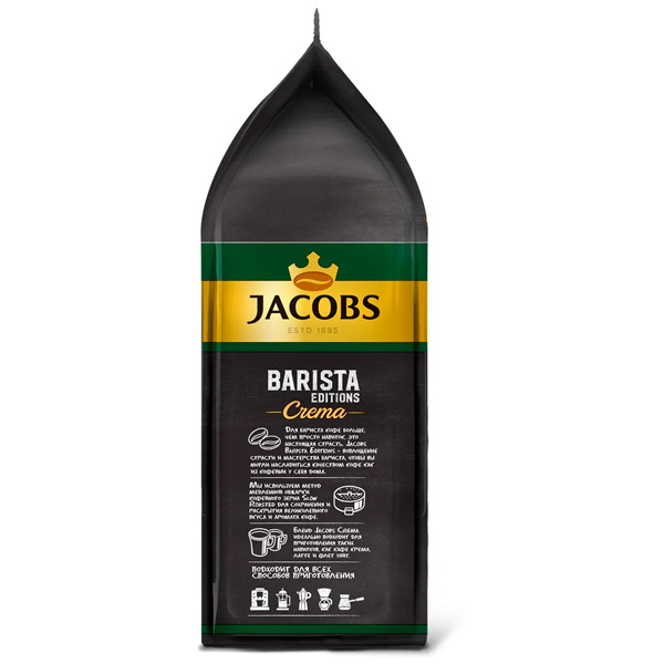 Кофе в зёрнах Jacobs Monarch Barista Editions Crema 230 гр