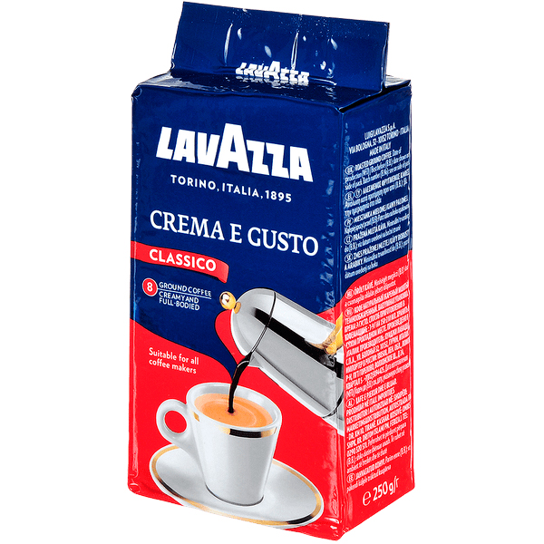 Молотый кофе Lavazza Crema E Gusto 250 г