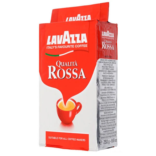 Lavazza кофесі Qualita Rossa молотый 250 г