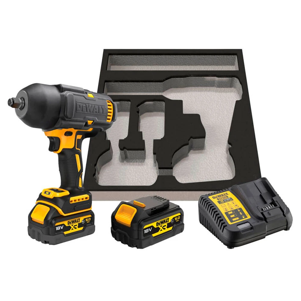 Гайковерт ударный аккумуляторный бесщёточный DeWALT DCF900P2G-QW 