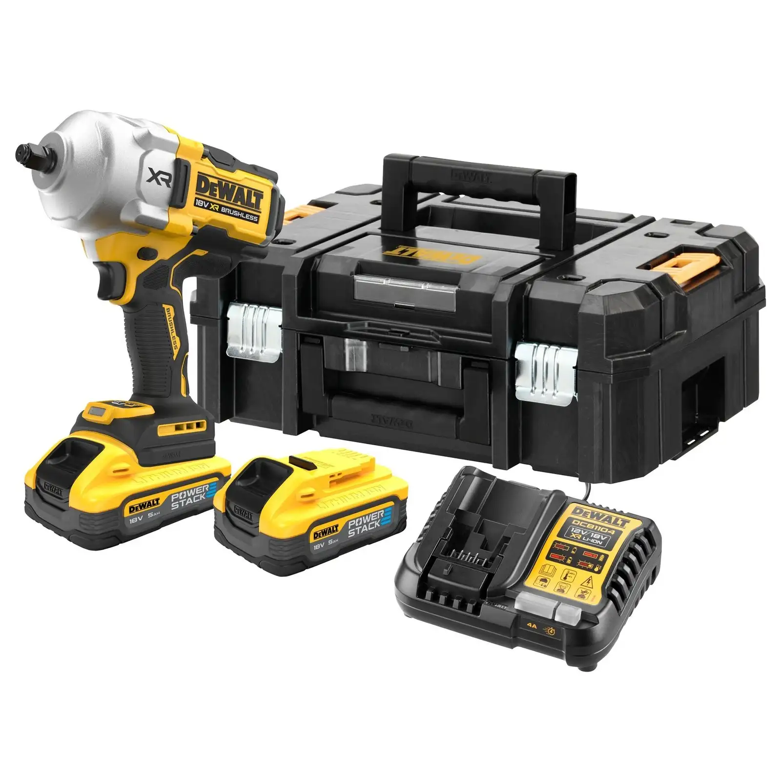 Аккумуляторный ударный гайковерт DeWALT DCF961H2T-QW  - фото 4