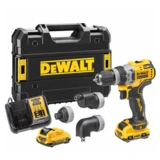 Аккумуляторная дрель-шуруповёрт DeWALT 12B DCD703L2T-QW 
