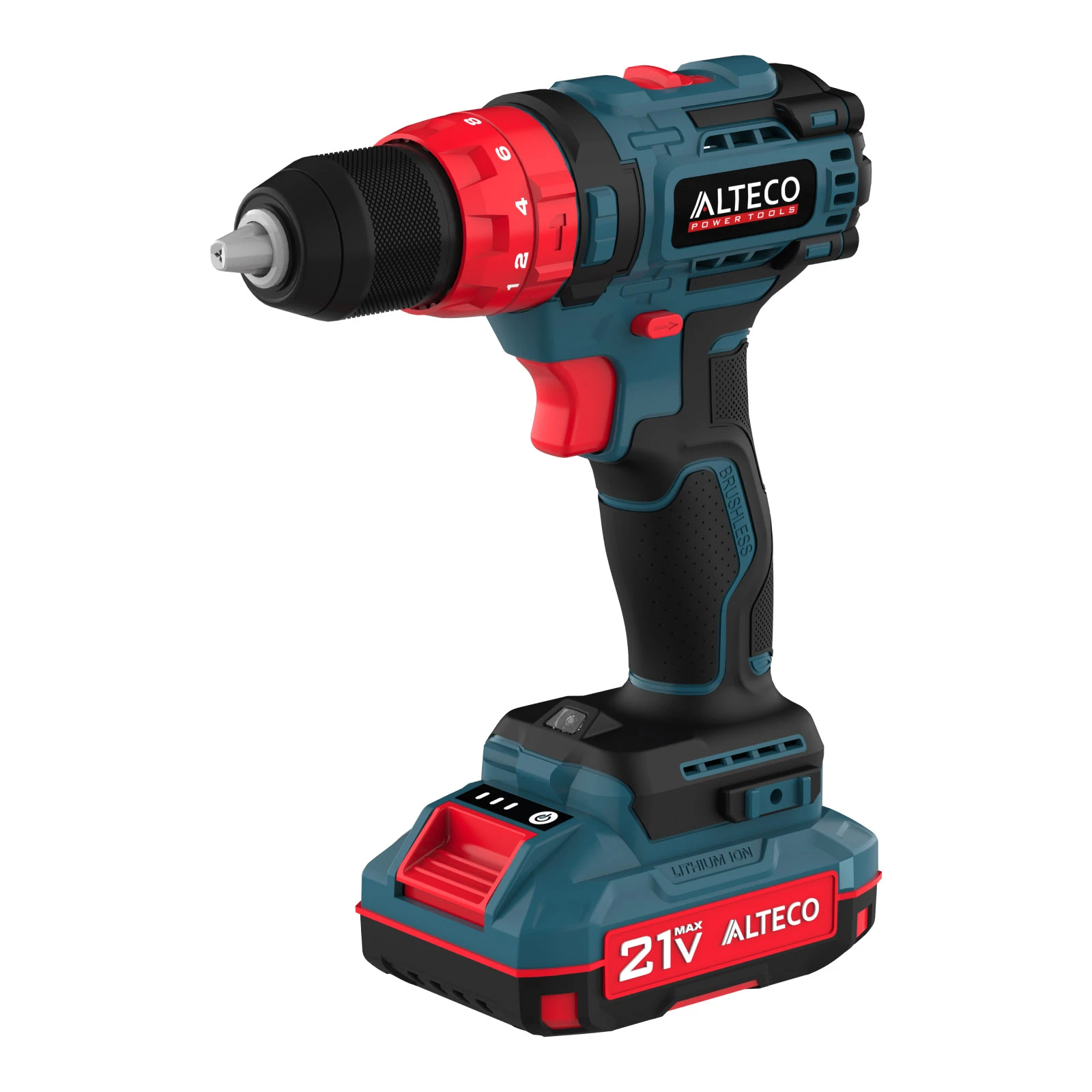 Бесщеточная аккумуляторная ударная дрель-шуруповерт ALTECO CID 21-45 BL 