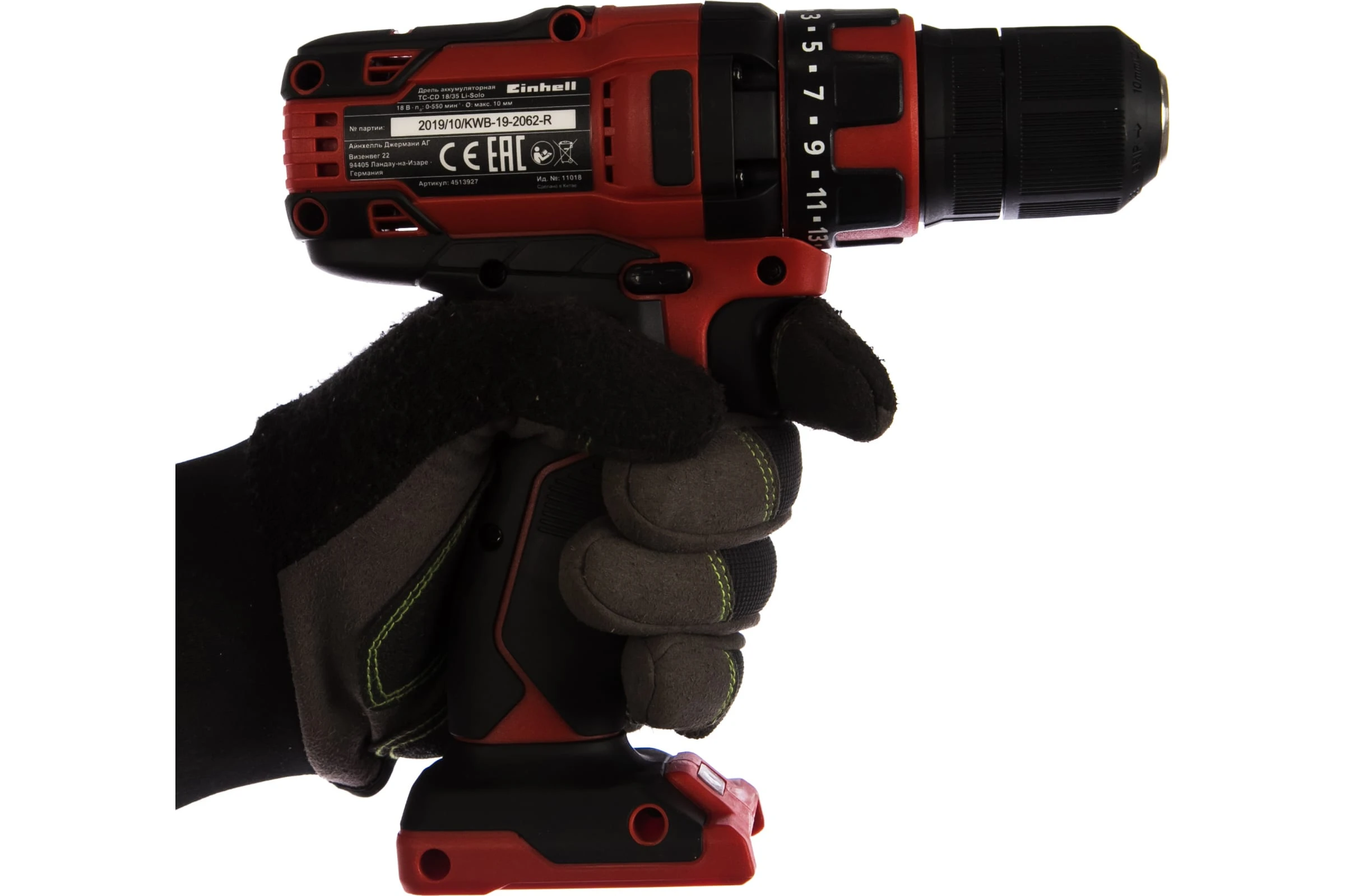 Шуруповерт Einhell TC-CD 18/35 Li - Solo 4513927  - фото 2