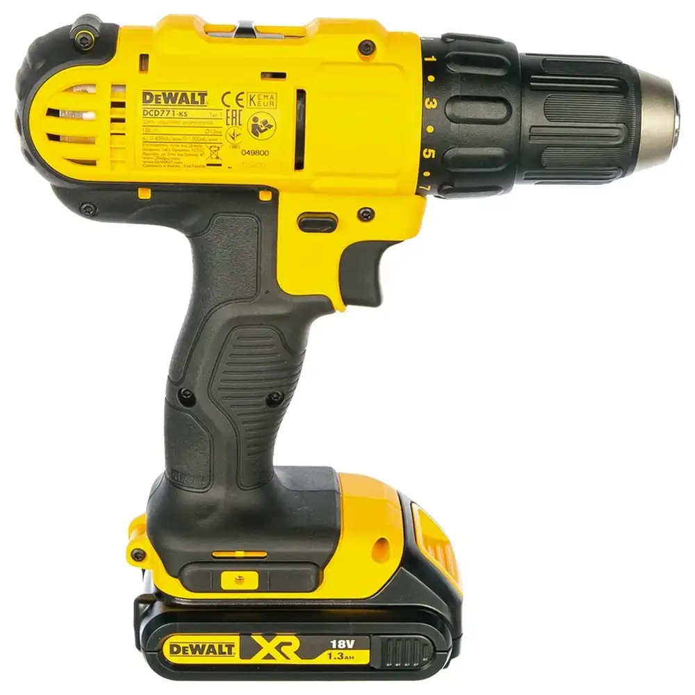 Аккумуляторная дрель-шуруповерт DeWalt DCD771C2-QW  - фото 2