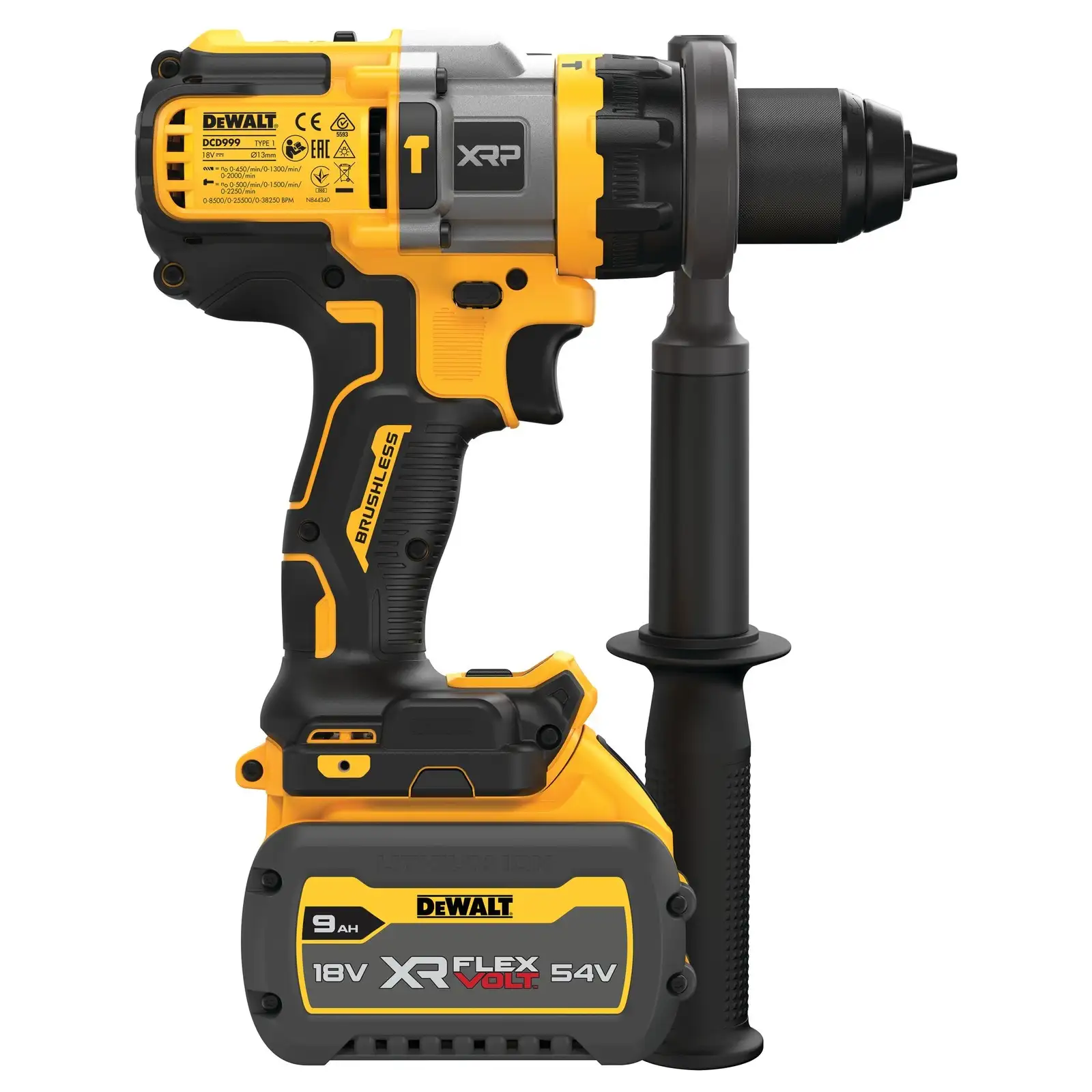 Аккумуляторная дрель-шуруповерт DeWALT DCD999X1-QW  - фото 3