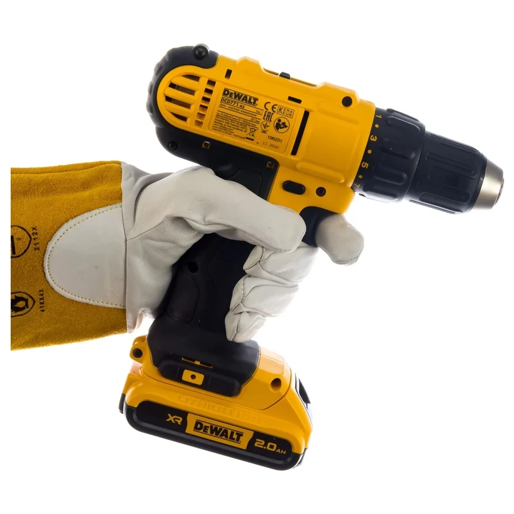 Аккумуляторная дрель-шуруповерт DeWALT DCD771D2-QW  - фото 4