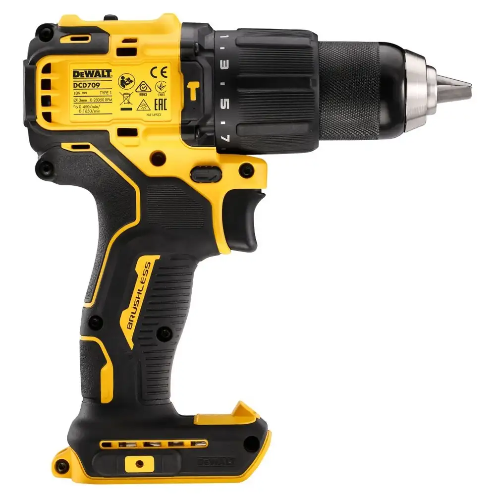 Аккумуляторная дрель-шуруповерт DeWALT DCD709M2T-QW  - фото 3