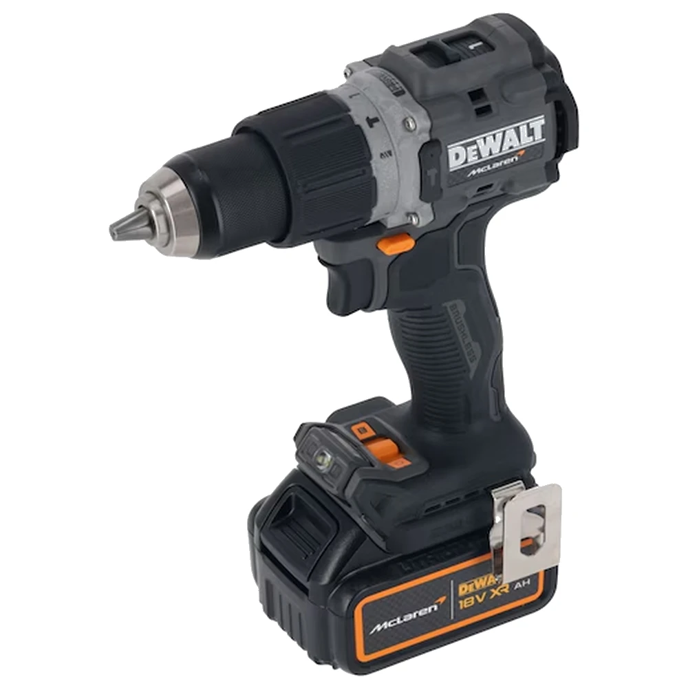 Аккумуляторная ударная дрель-шуруповерт DeWALT McLaren DCD85MM1T-QW  - фото 4
