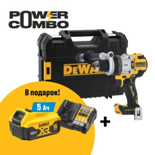 Аккумуляторная дрель-шуруповерт DeWALT 18V XR DCD1007NT-XJ 