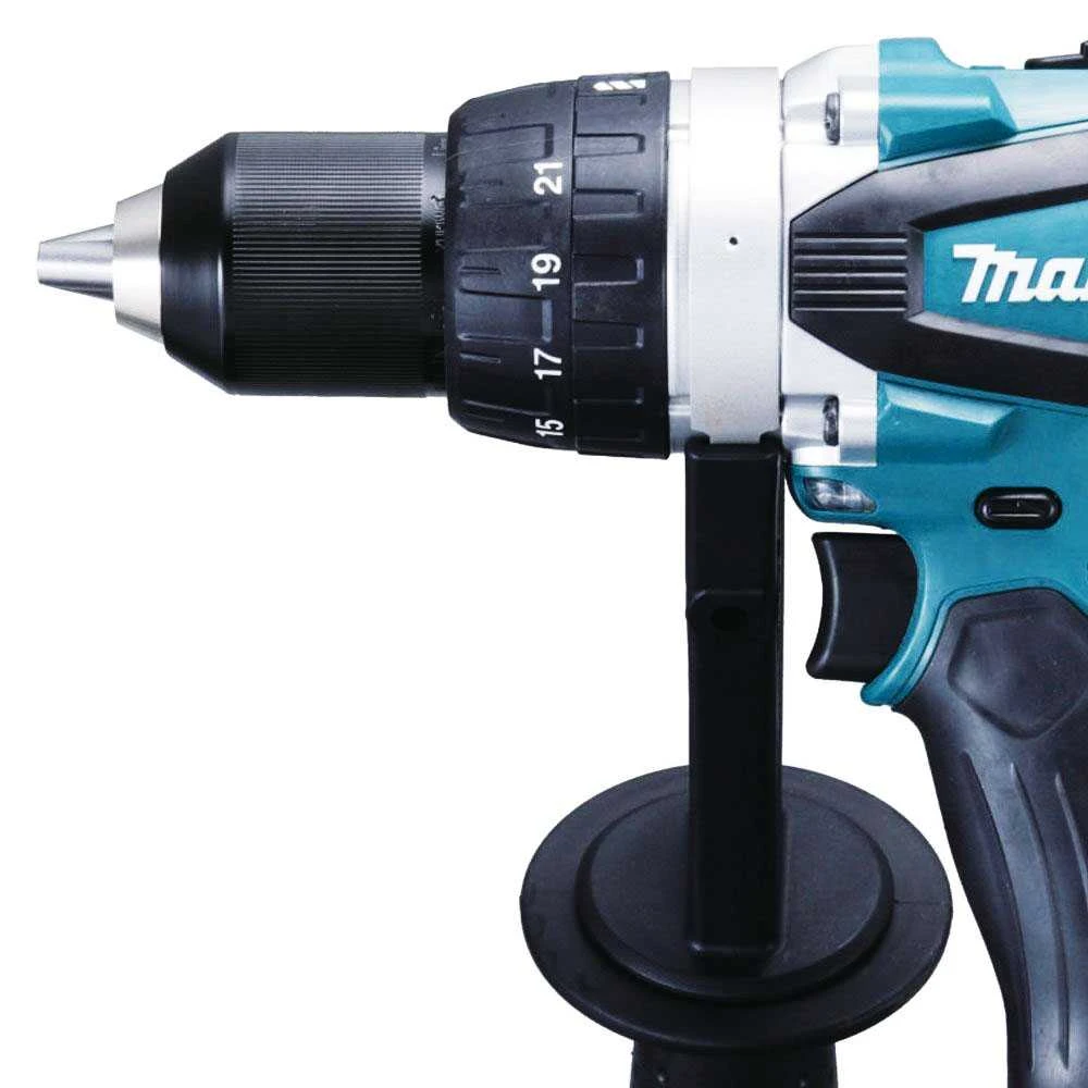 Аккумуляторная дрель-шуруповёрт Makita DDF458RFE (2 аккумулятора)  - фото 3