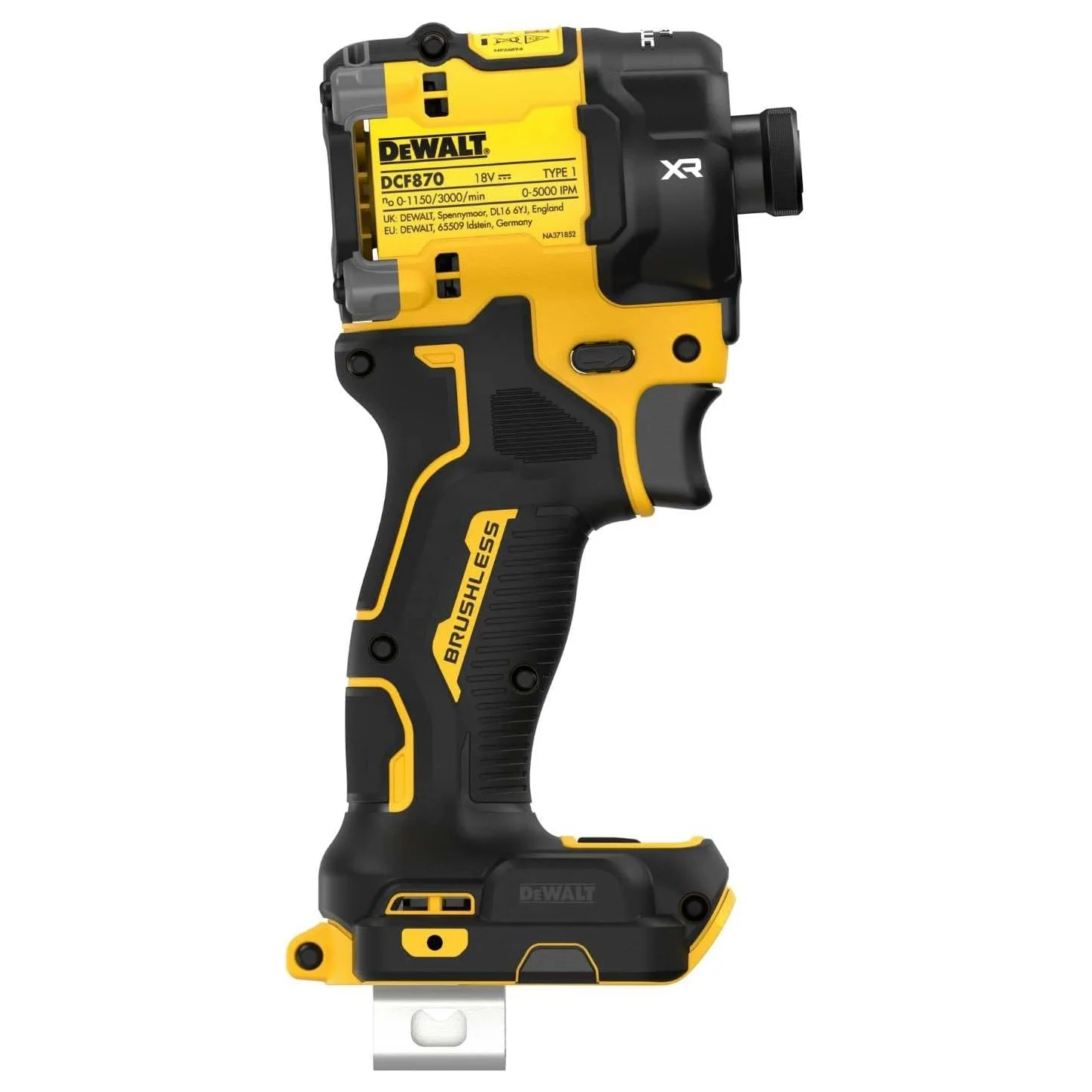 Аккумуляторный ударный винтоверт DeWALT DCF870NT-XJ - фото 4
