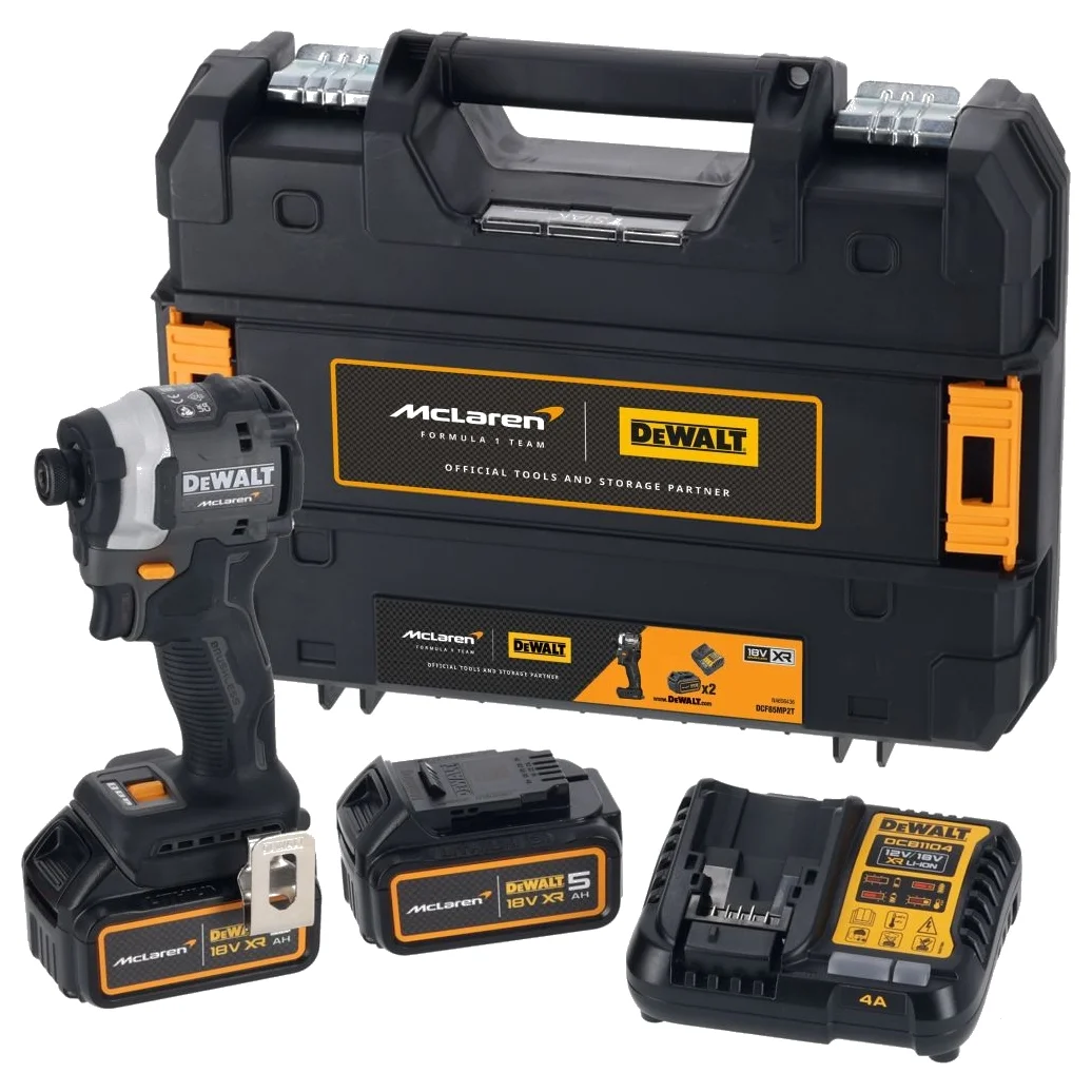 Аккумуляторный ударный винтоверт DeWALT McLaren DCF85M DCF85MP2T-QW - фото 4