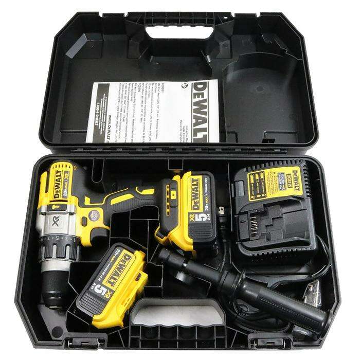 Аккум. дрель-шуруповерт уд. DeWalt DCD 996 P2, 18В, 0-450/1300/2000об ...