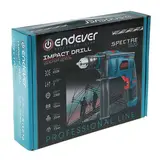 Электрическая дрель Endever Spectre-1020, 650 Вт, 2300 об/мин, ударная 