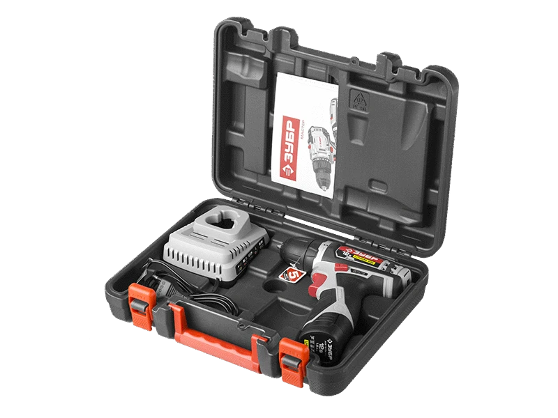 Дрель-шуруповерт аккумуляторная ЗУБР ДА-12-2-Ли КМ1 - фото 3