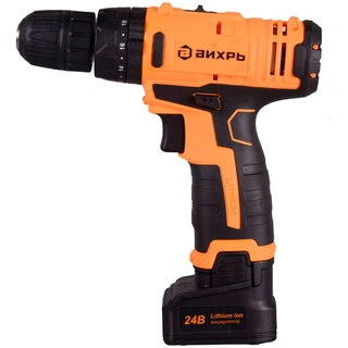 Дрель-шуруповерт аккумуляторная Вихрь ДА-24Л-2КУ