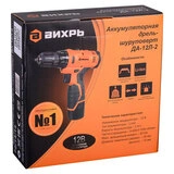 Дрель-шуруповерт аккумуляторная Вихрь ДА-12Л-2 - фото 12