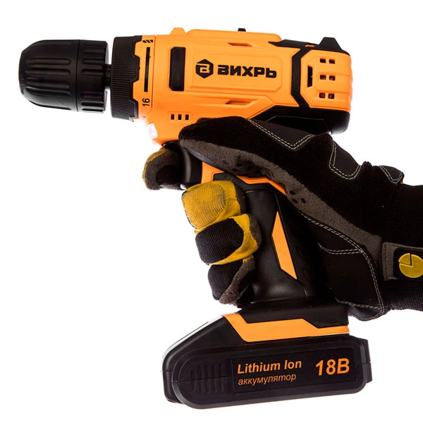 Дрель-шуруповерт аккумуляторная Вихрь ДА-18Л-2 - фото 13