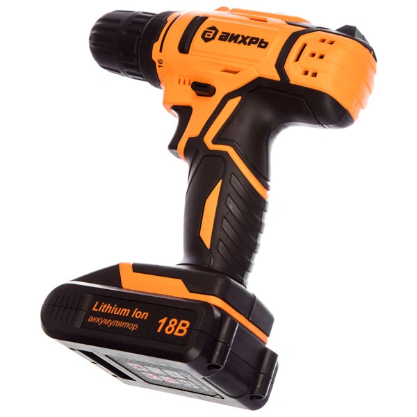 Дрель-шуруповерт аккумуляторная Вихрь ДА-18Л-2 - фото 7
