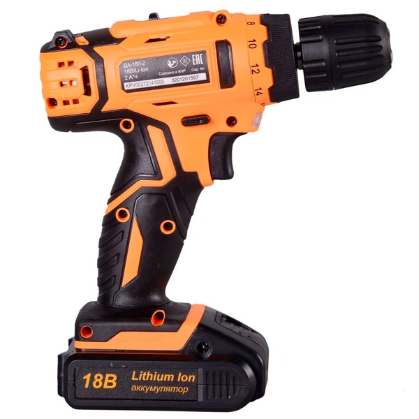 Дрель-шуруповерт аккумуляторная Вихрь ДА-18Л-2 - фото 8