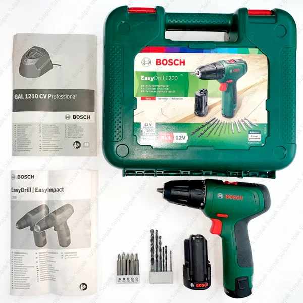 Дрель-шуруповерт Bosch EasyDrill 1200 12v (сверла в комплекте) - фото 4