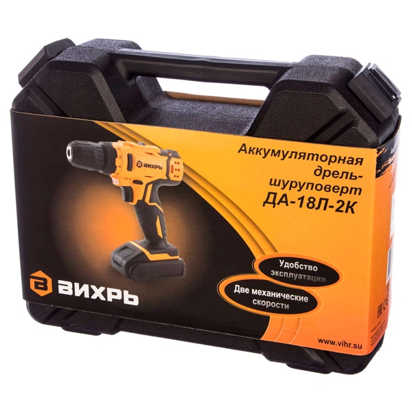 Дрель-шуруповерт аккумуляторная ДА-18Л-2К - фото 12