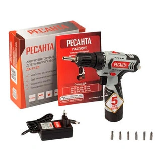 Дрель-шуруповерт Ресанта ДА-12-2Л