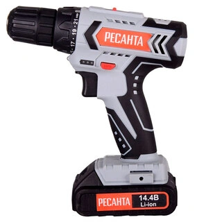 Дрель-шуруповерт аккумуляторная Ресанта ДА-14-2ЛК