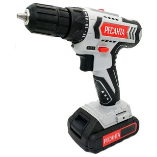 Дрель-шуруповерт аккумуляторная Ресанта ДА-18-2ЛК