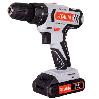 Дрель-шуруповерт аккумуляторная Ресанта ДА-18-2ЛК-У