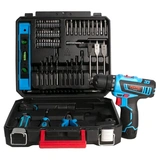 Набор инструментов + шуруповерт Fixtec FCD1207K60