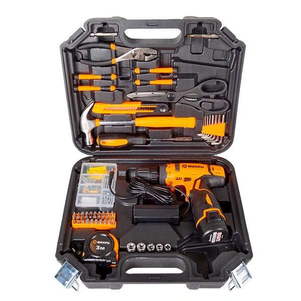 Дрель-шуруповерт с набором инструментов Ресанта ДА-12Л-2КН - фото 4