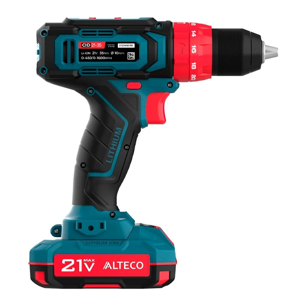 Дрель-шуруповёрт аккумуляторная ударная Alteco CID 21-35 - фото 8