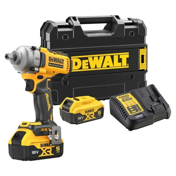Гайковерт ударный аккумуляторный DeWalt DCF892P2T-QW - фото 5