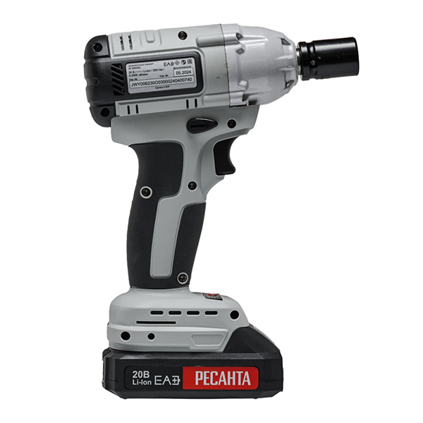 Гайковерт аккумуляторный Ресанта АГ-300/20L - фото 7 | sulpak.kg Гайковерт аккумуляторный Ресанта АГ-300/20L - фото 7