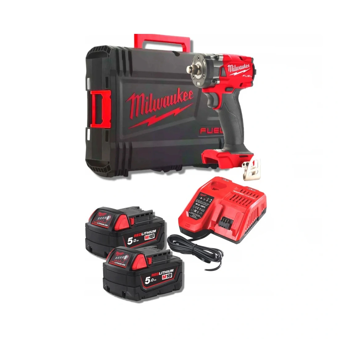 Гайковерт Milwaukee M18 FIW2F12-502X FUEL (Li-Ion 5 Ач) 4933478444 - фото 4