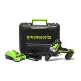 Дрель-шуруповерт аккумуляторная Greenworks 3704107UA, 24V, c 1хАКБ 2 Ач и ЗУ в кейсе 3704107UA - фото 5