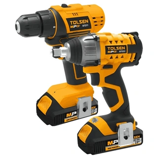 Набор аккумуляторного инструмента Tolsen 2в1 87240