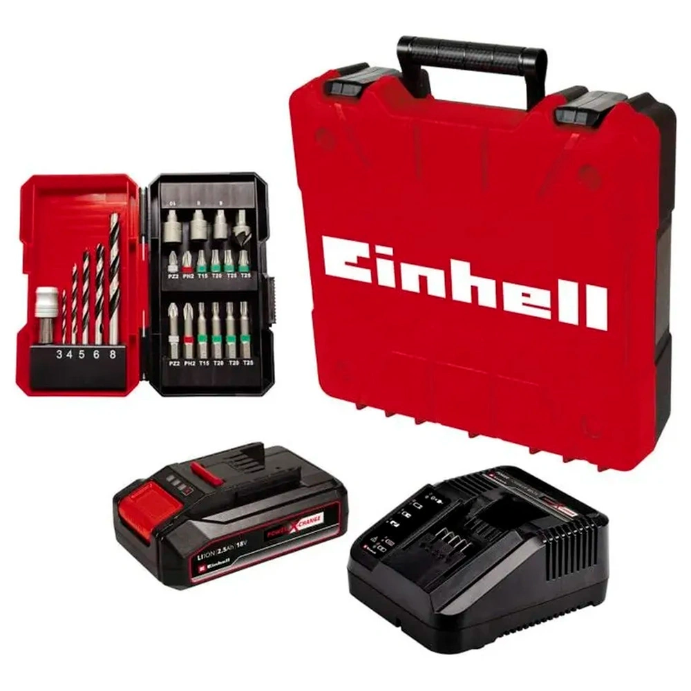 Einhell соққы бұрағышы TE-CD 18/2 Li-i +22 1x2.5Ah 4514220 - фото 2