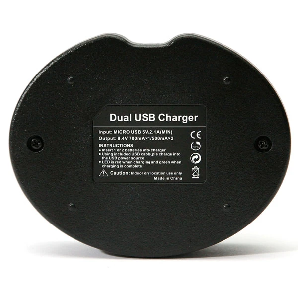 Зарядное устройство PowerPlant Dual Canon LP-E6 для двух аккумуляторов DV00DV3924 - фото 2