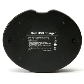 Зарядное устройство PowerPlant Dual Canon LP-E6 для двух аккумуляторов DV00DV3924