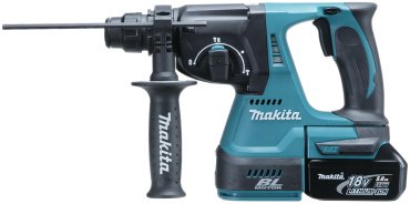 Перфоратор Makita DHR242RT 2.4 Дж, SDS-Plus 