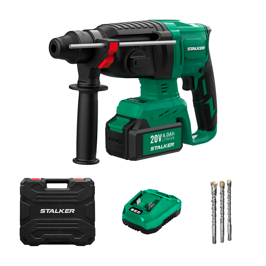Бесщеточный аккумуляторный перфоратор Stalker RH20 Li BL
