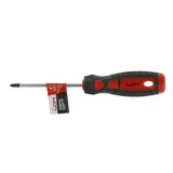 Отвертка крестовая LOM, PH2, 6х100 мм (+), обработка сатин, двухкомпонентная рукоятка  - фото 2