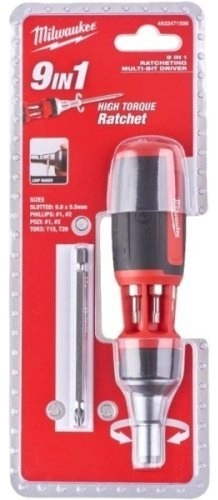 Milwaukee отвертка с насадками 4932471598 набор из 9 