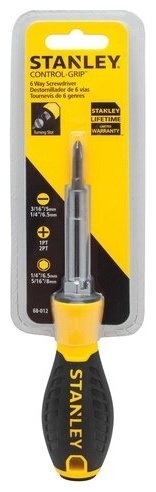 STANLEY отвертка с насадками 0-68-012, 6 шт. 