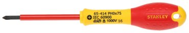 STANLEY отвертка 0-65-414 PH0х75 мм  STANLEY отвертка 0-65-414 PH0х75 мм