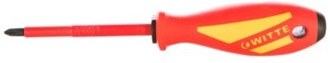 WITTE отвертка диэлектрическая 539622016 PZ2.6х80 мм, 1 шт. 