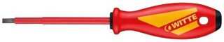 WITTE отвертка диэлектрическая MAXX VDE 537062016 SL1.2х150 мм, 1 шт. 